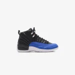 women s nike air jordan 12 retro black hyper royal metallic silver - KITH-SHOP