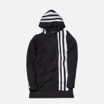 y 3 black 3 stripes hoodie - KITH-SHOP