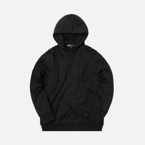 y 3 premium black classic hoodie - KITH-SHOP