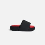 y 3 slide sandals black and red - KITH-SHOP