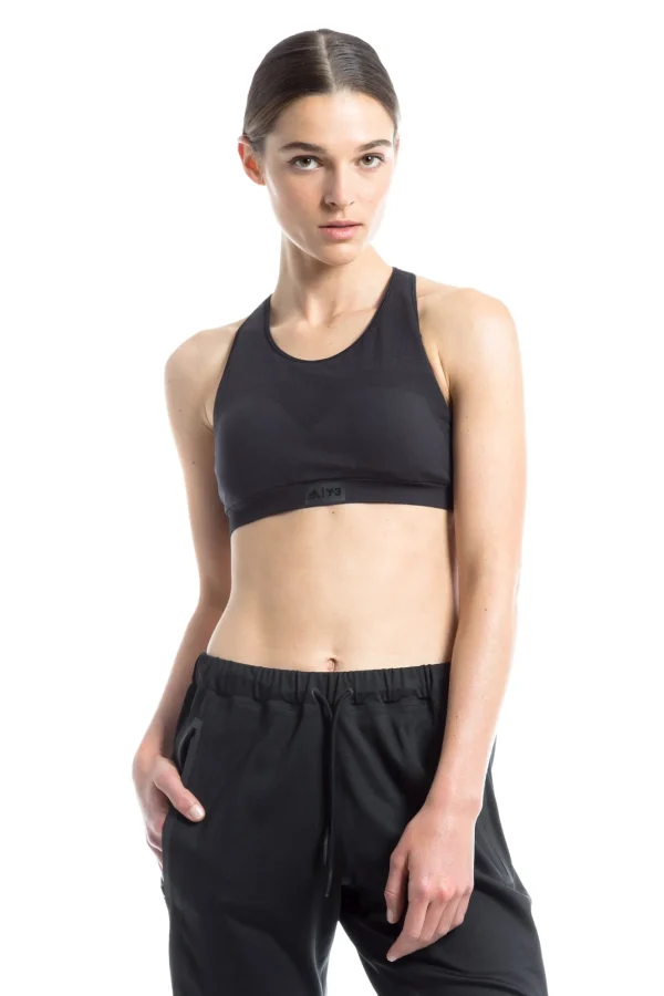 y 3 women s multi sport black performance bra - KITH-SHOP