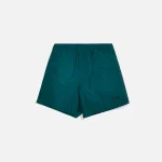 y3 logo green swim trunks - KITH-SHOP