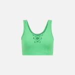 year of ours green watermelon ribbed football sports bra - KITH-SHOP