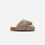 yume yume dark beige soft slip on tent mule - KITH-SHOP