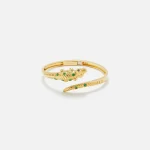 yvonne leon gold croc design bracelet - KITH-SHOP