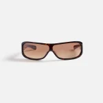 zoe dark tortoise flatlist sunglasses w brown gradient lenses - KITH-SHOP